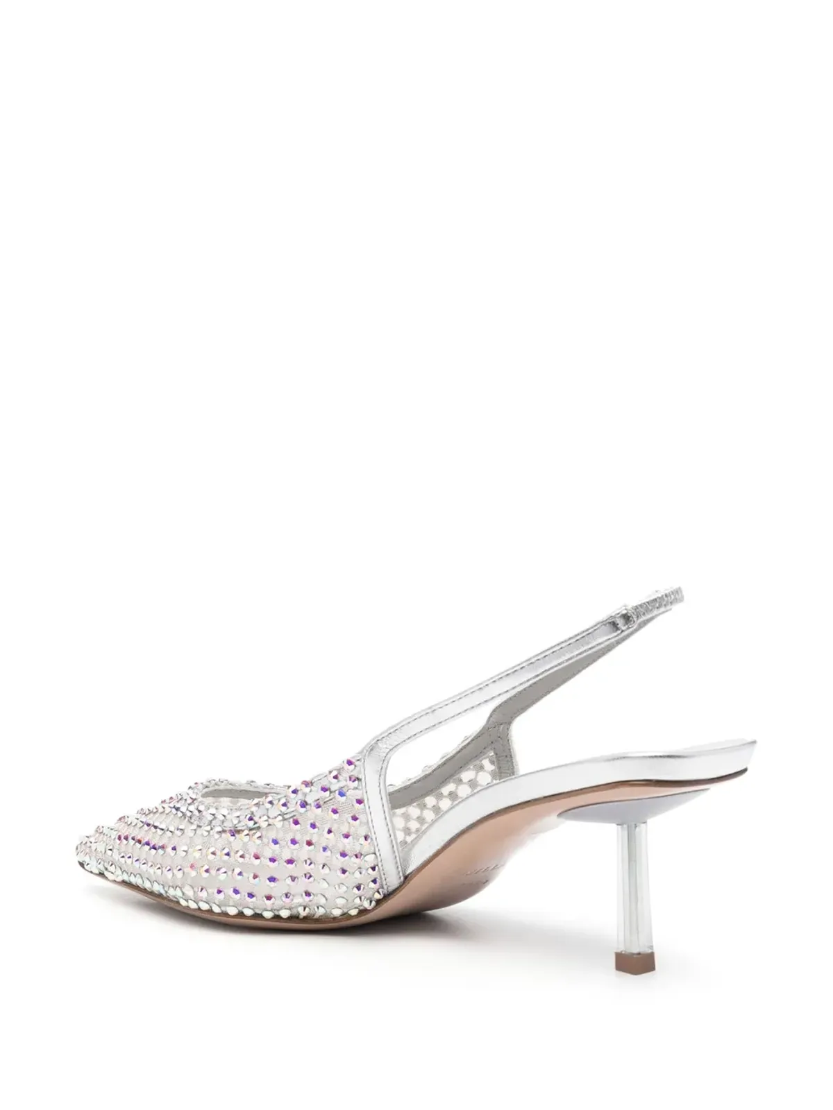 Le Silla ジルダ エンブリッシュド スリングバックパンプス - 画像3
