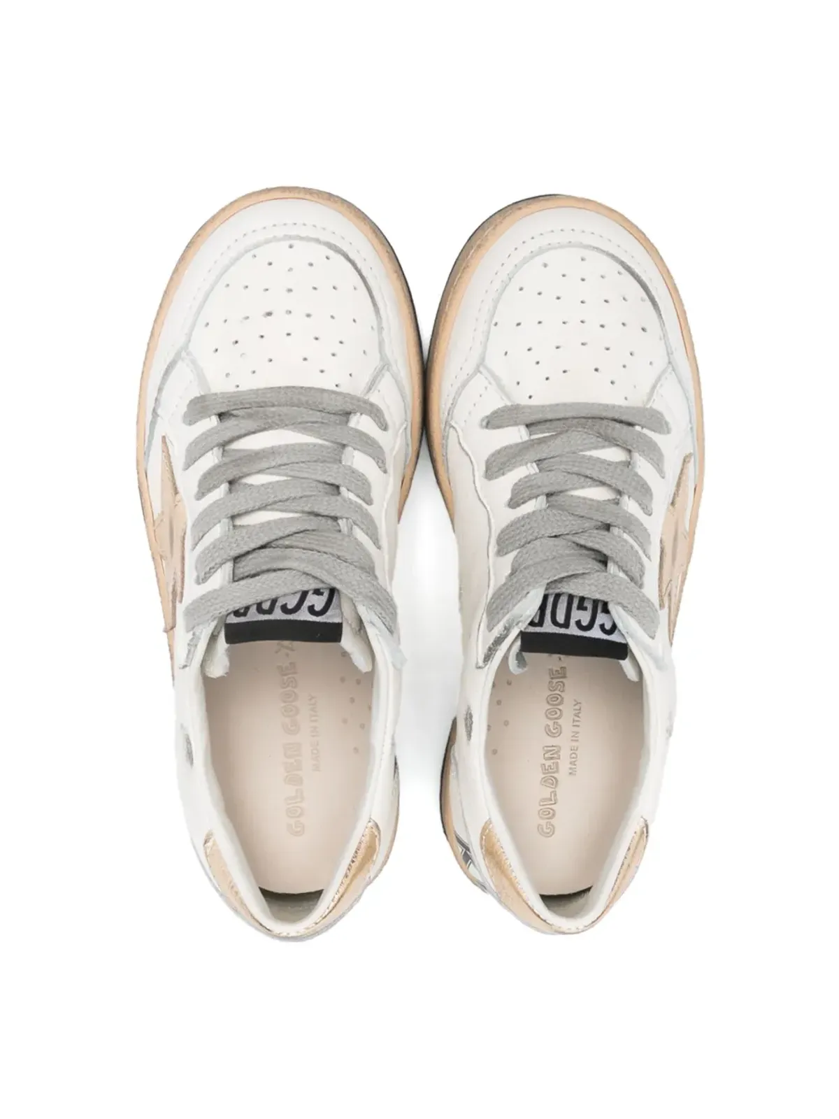 Golden Goose Kids レースアップスニーカー - 画像3