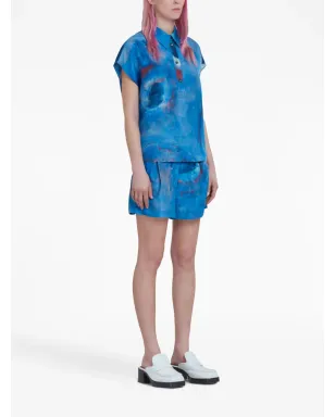 Marni ドローストリングウェスト シルクショーツ - サムネイル3