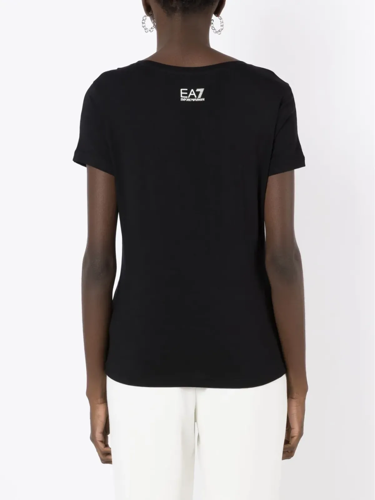 Ea7 Emporio Armani ロゴプリントTシャツ - 画像4