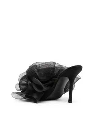 Alexander Wang チュールサンダル ブラック - サムネイル3