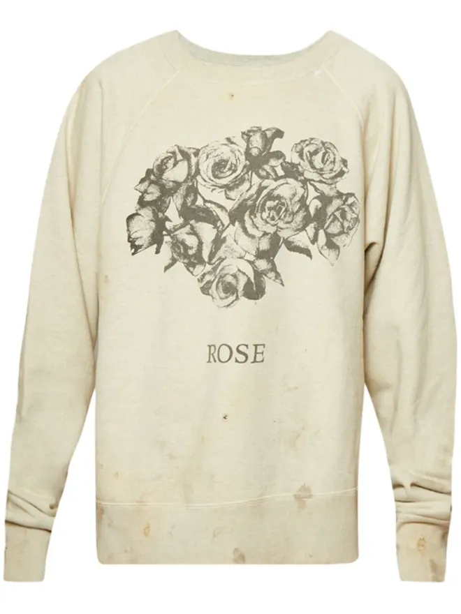 SAINT MXXXXXX SAINT MXXXXXX ローズプリント クルーネック スウェットシャツの商品画像