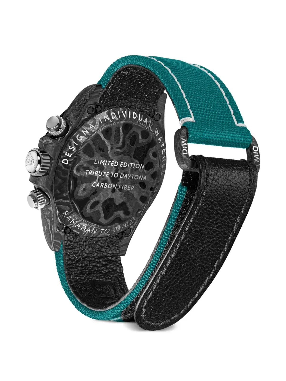 DiW (Designa Individual Watches) ロレックス デイトナ Ramadan TQ カスタム ブラック - 画像3