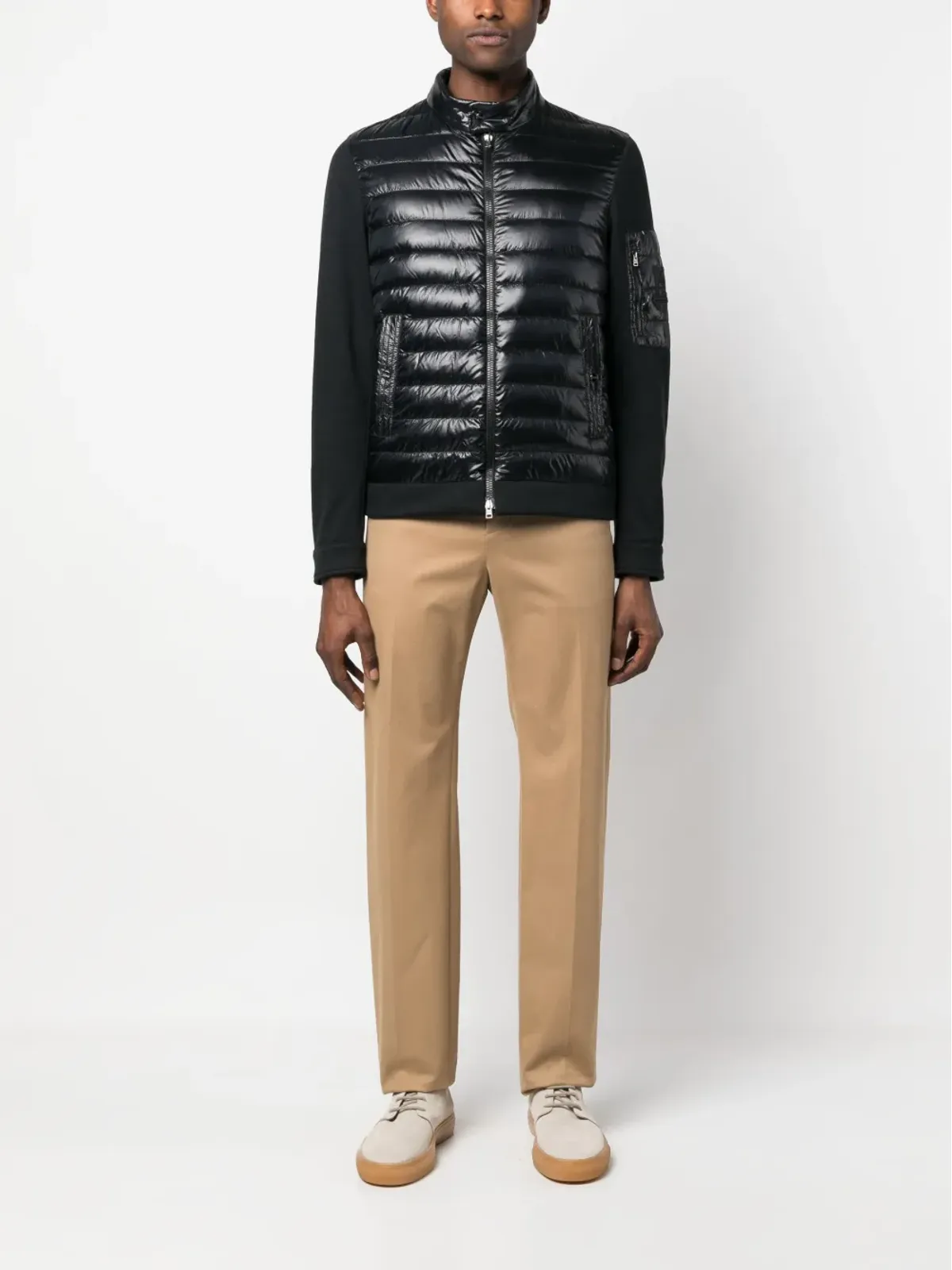 Herno padded-panel zipped jacket - Black - 画像2