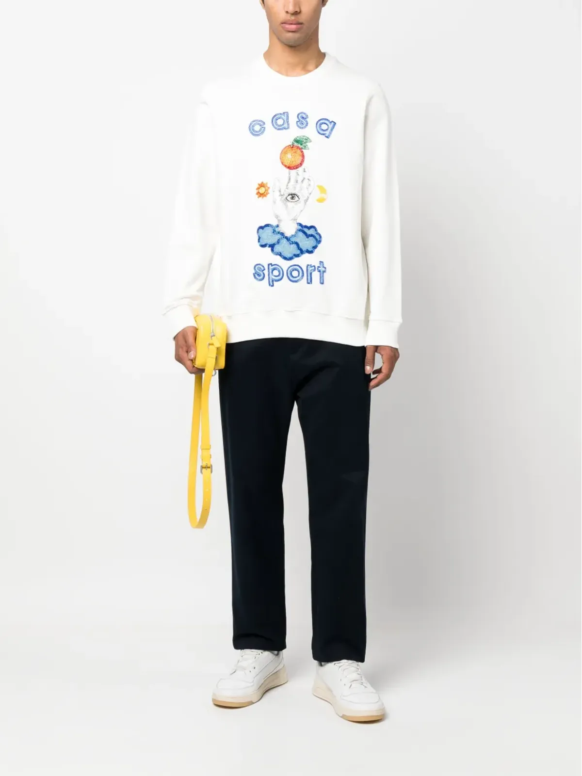Casablanca Casa Talisman クルーネック スウェットシャツ - White - 画像2