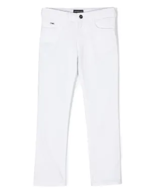 Emporio Armani Kids ストレッチコットン チノパンツ - サムネイル1