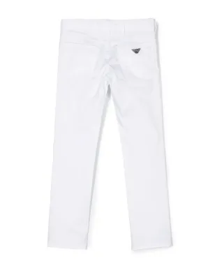 Emporio Armani Kids ストレッチコットン チノパンツ - サムネイル2