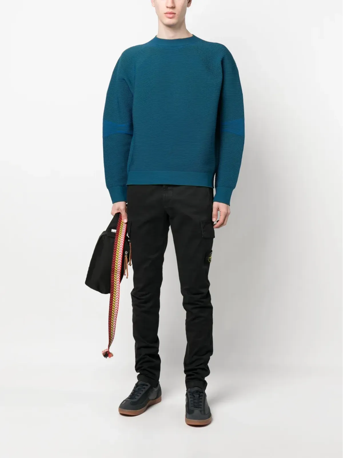 Stone Island ストレッチコットン テーパードパンツ - 画像2