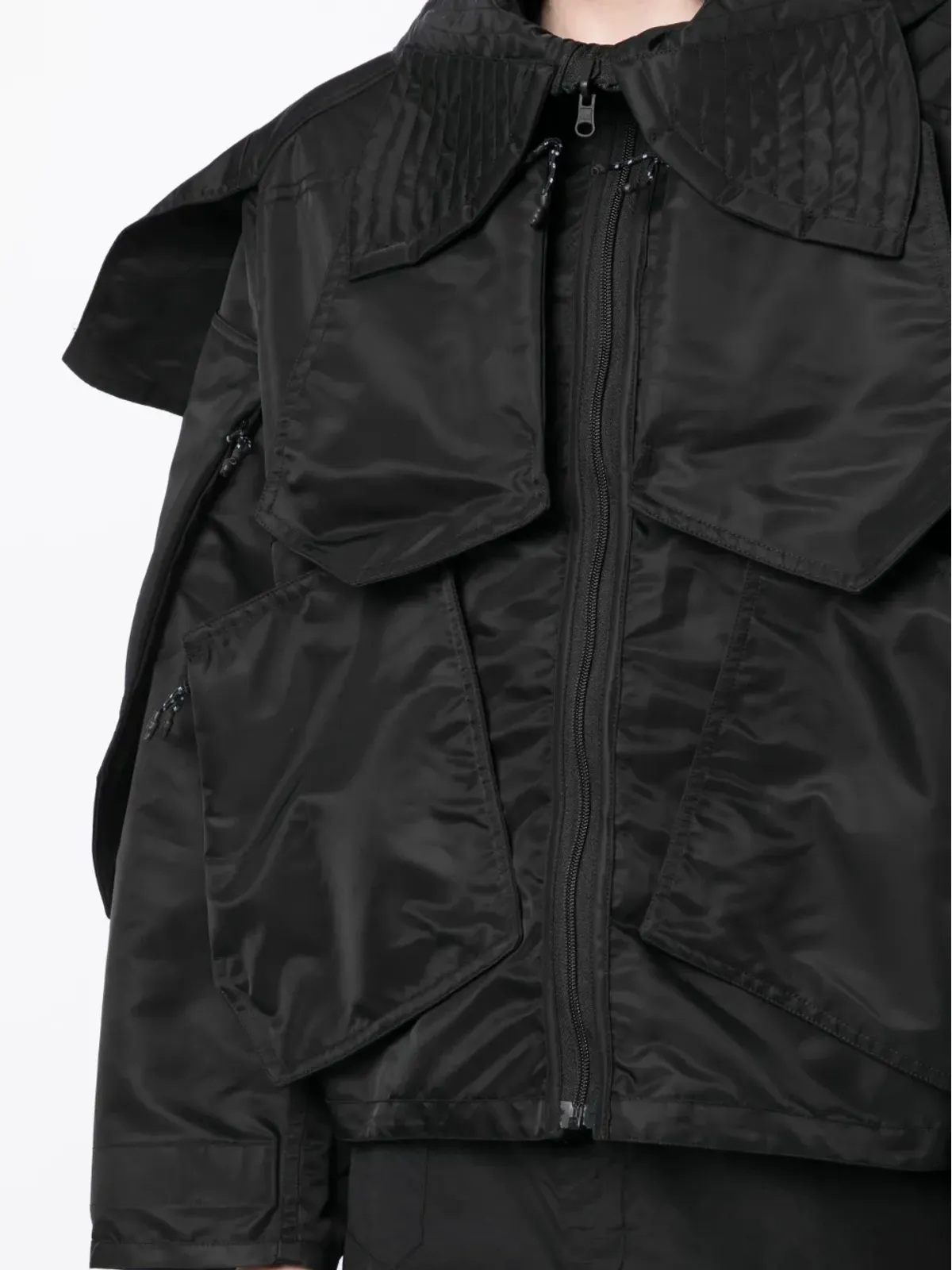 MCQ オーバーサイズ・ポインテッドポケットジャケット - ブラック - 画像5