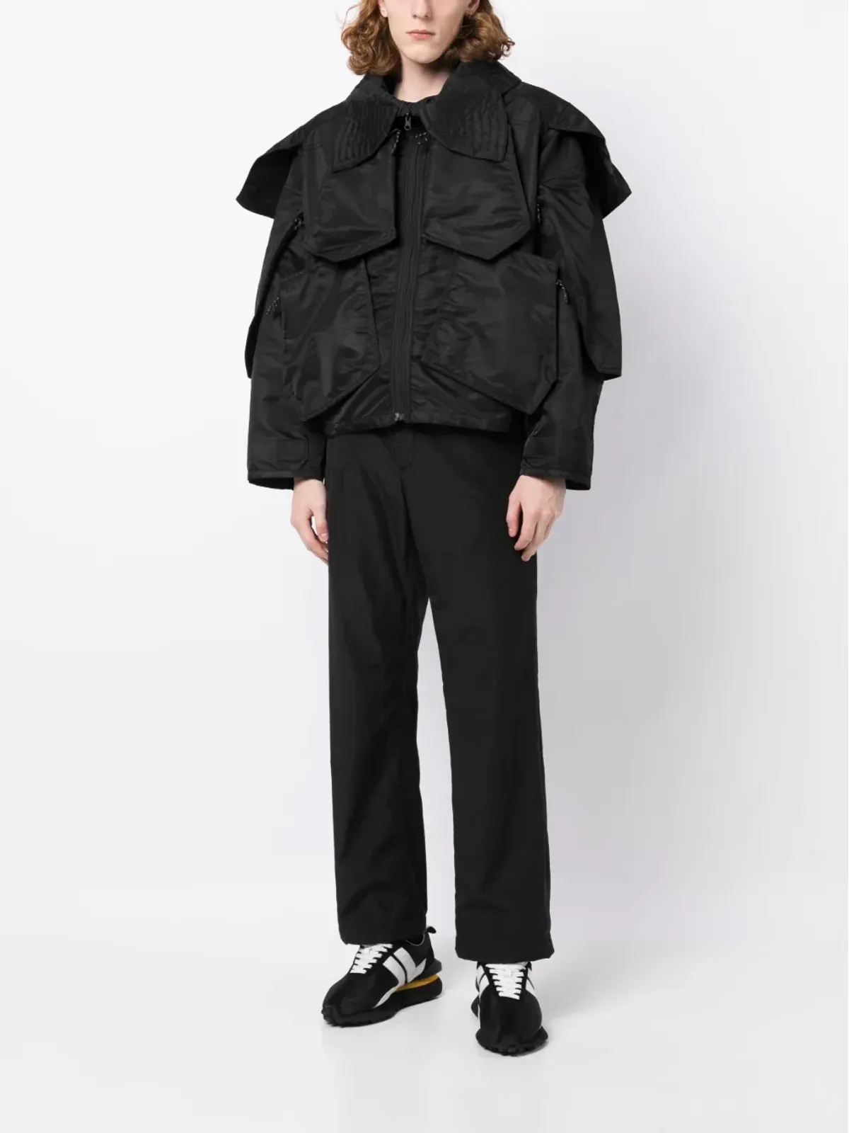 MCQ オーバーサイズ・ポインテッドポケットジャケット - ブラック - 画像2