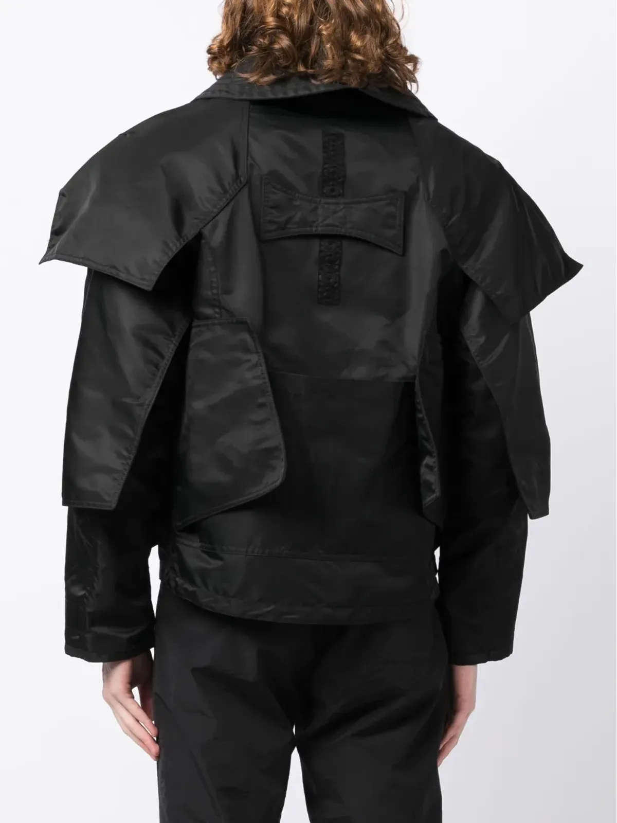 MCQ オーバーサイズ・ポインテッドポケットジャケット - ブラック - 画像4