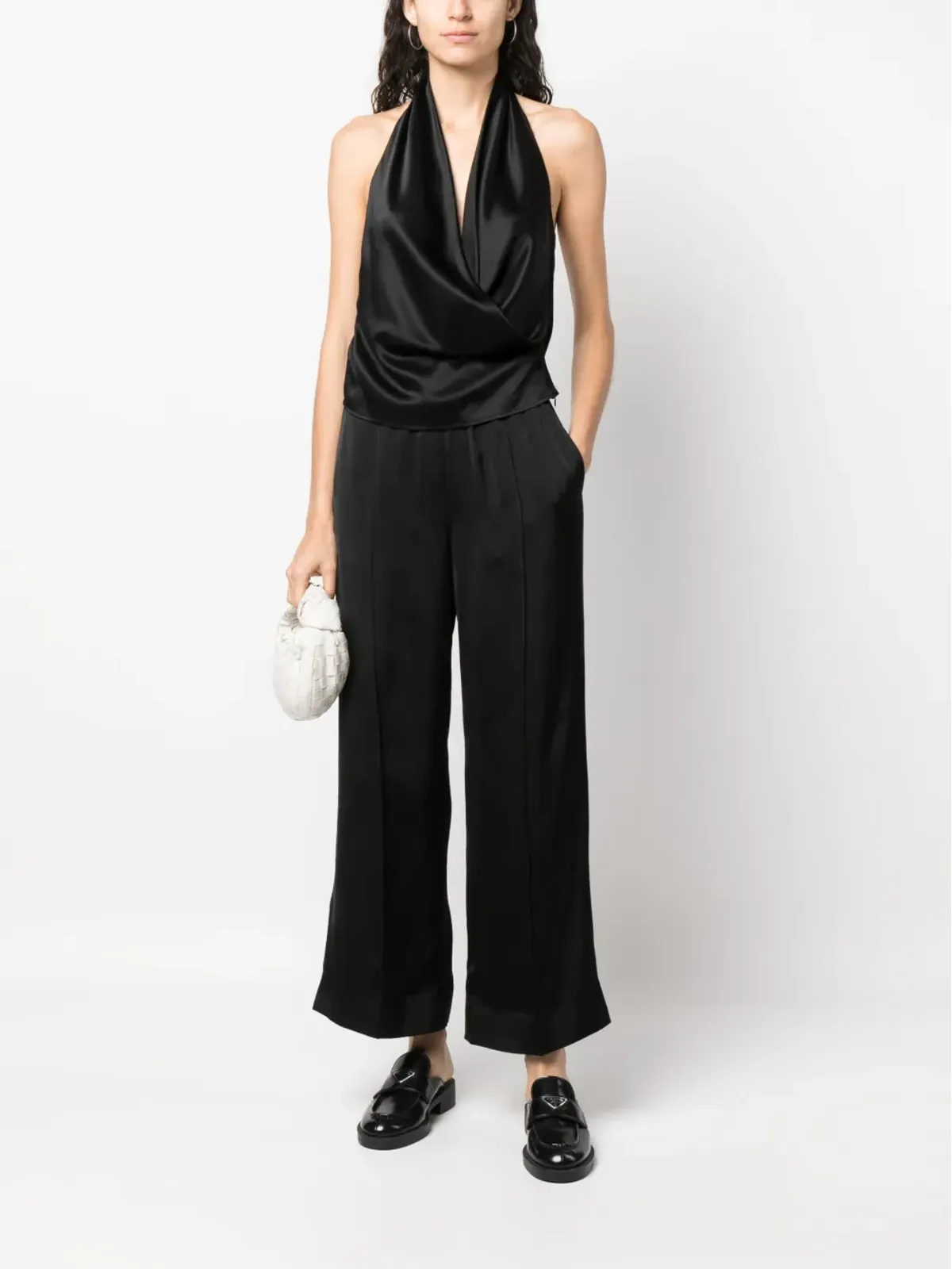 Jil Sander ウエストゴムのワイドレッグパンツ - 画像2