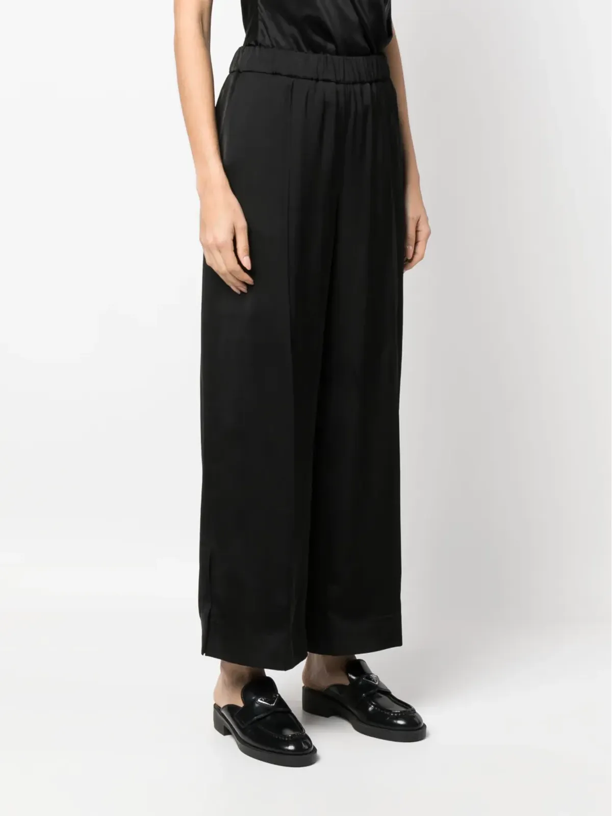 Jil Sander ウエストゴムのワイドレッグパンツ - 画像3