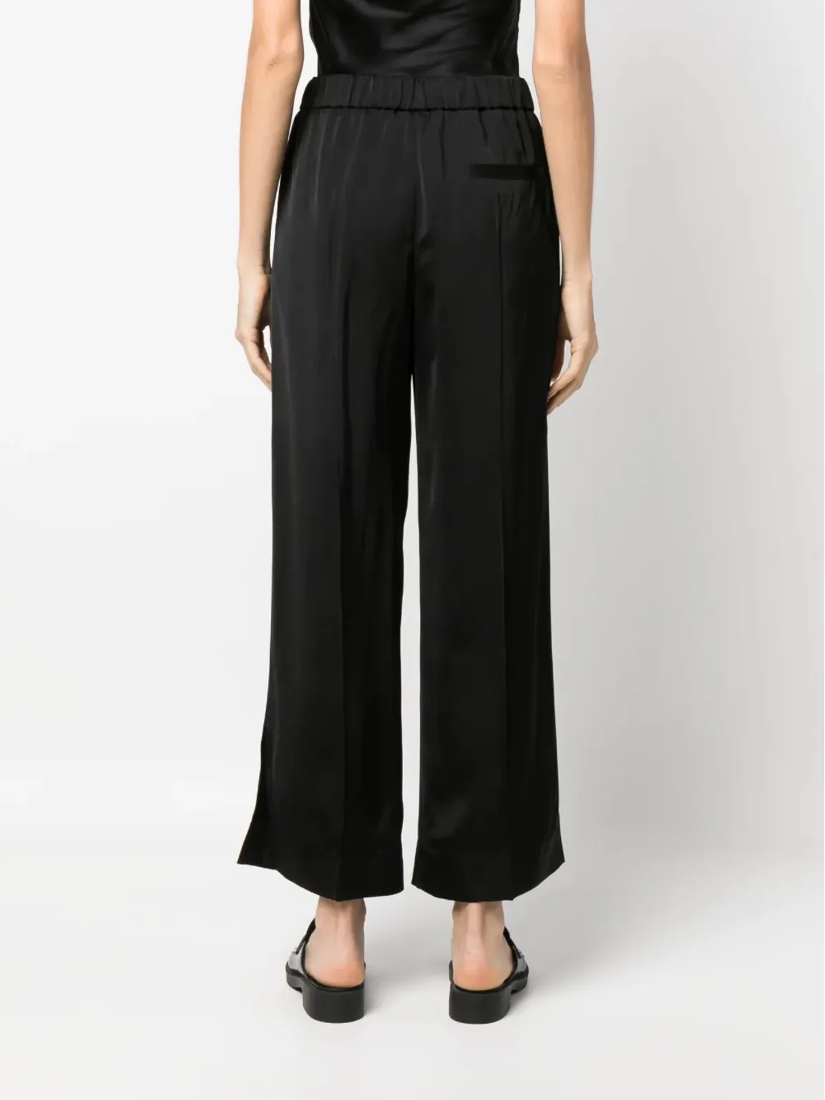 Jil Sander ウエストゴムのワイドレッグパンツ - 画像4