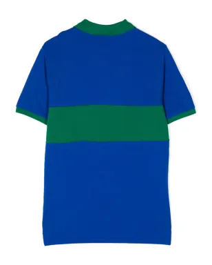 POLO RALPH LAUREN KIDS カラーブロック ロゴ刺繍 ポロシャツ - サムネイル2
