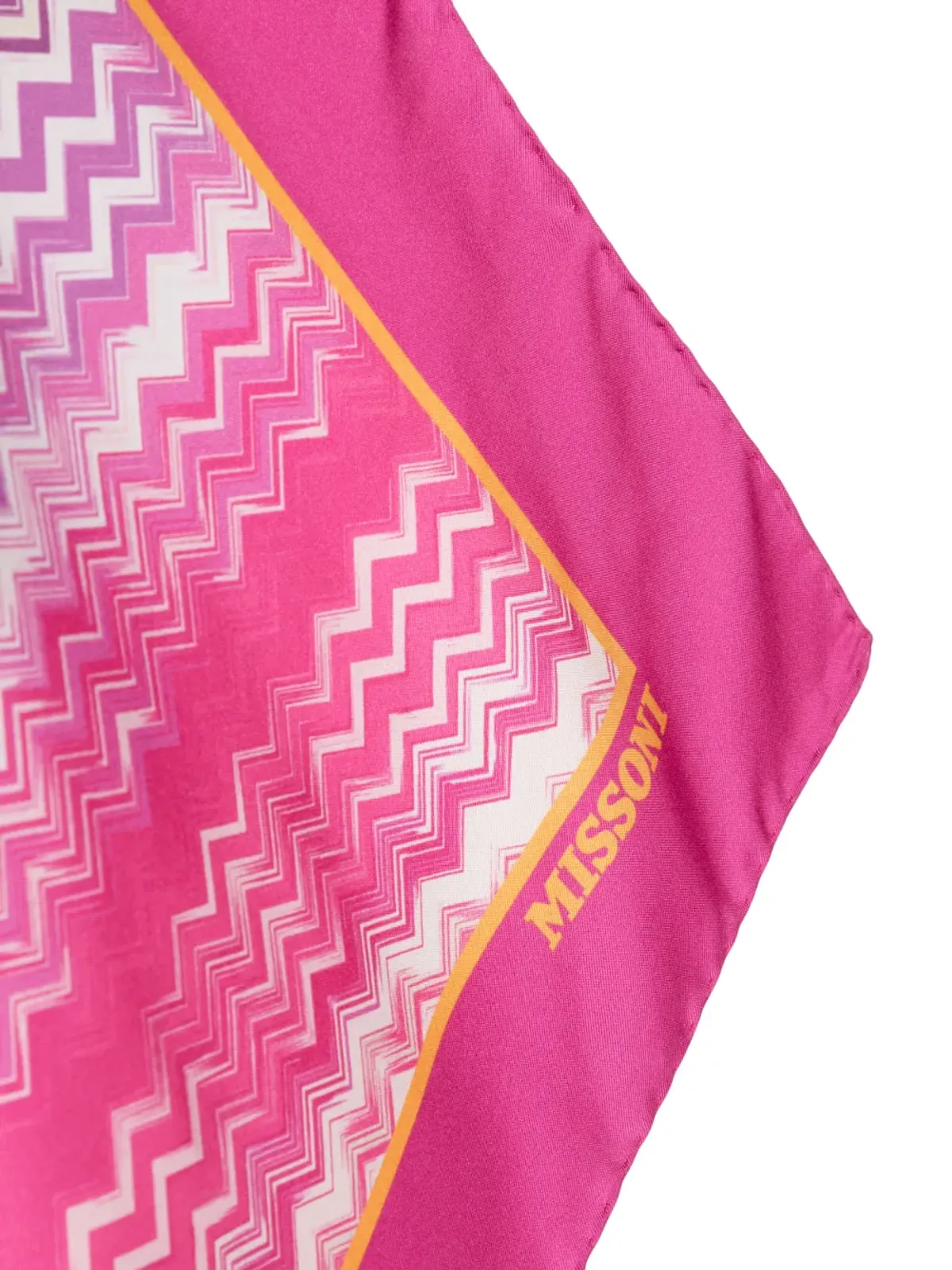 Missoni ジグザグプリント シルクスカーフ - 画像2