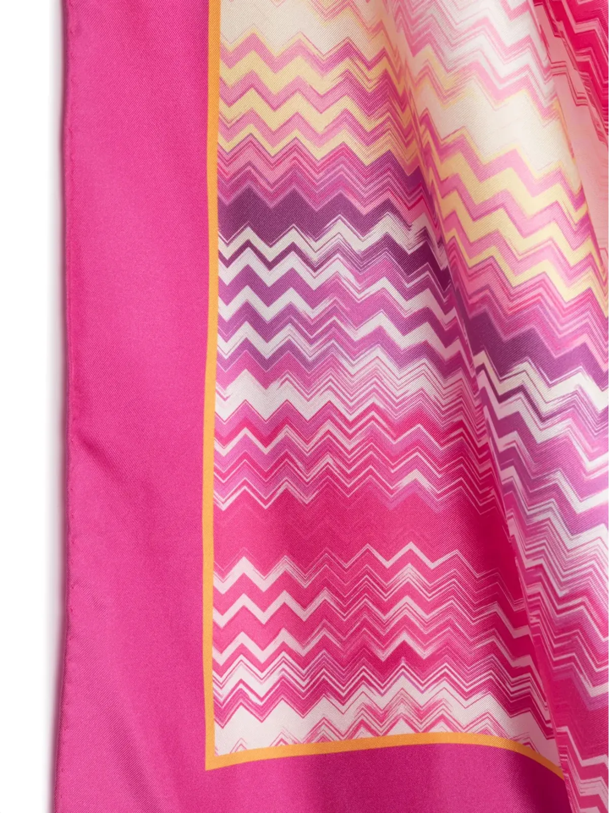 Missoni ジグザグプリント シルクスカーフ - 画像3