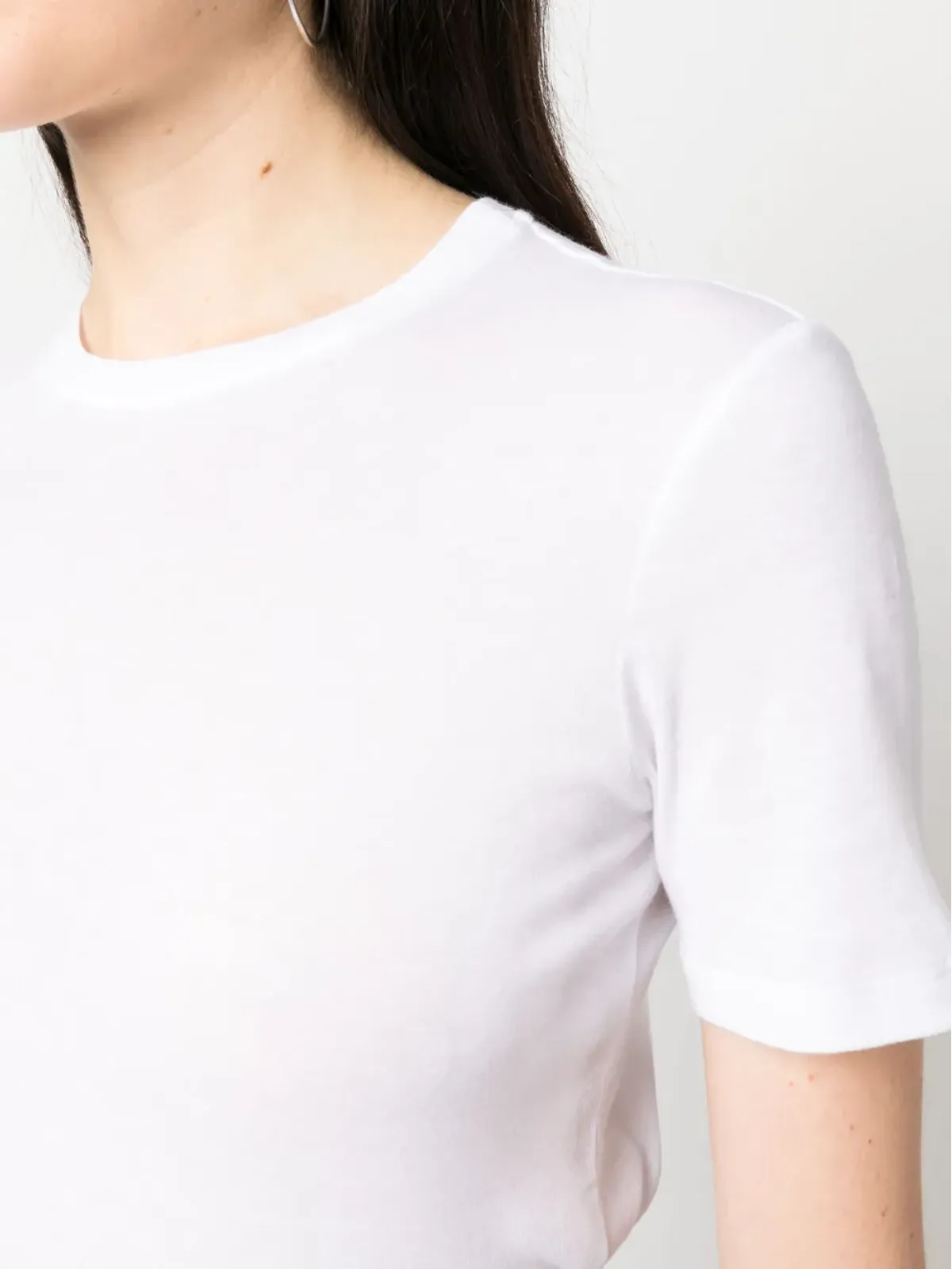 Semicouture レタスヘム半袖Tシャツ - 画像5