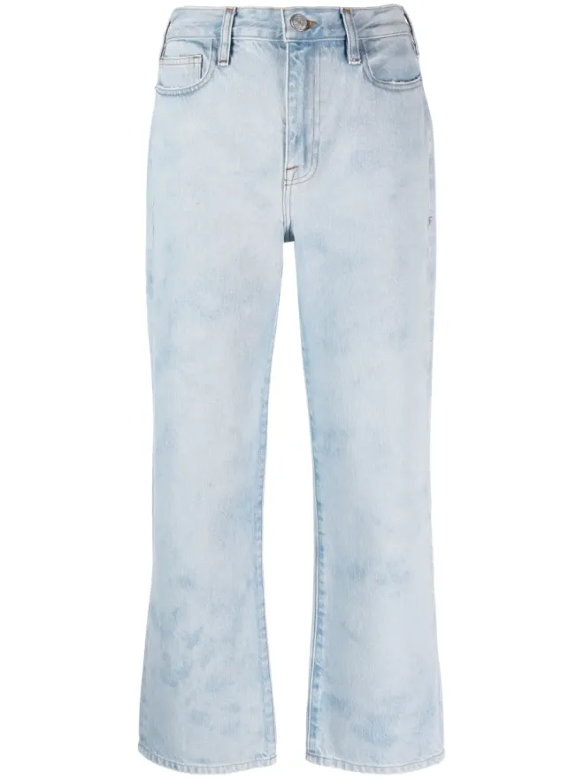 FRAME FRAME Le Jane cropped jeans - Blueの商品画像