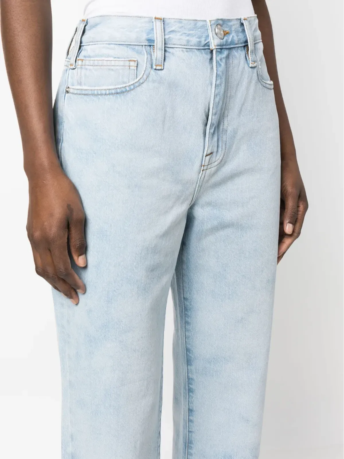 FRAME Le Jane cropped jeans - Blue - 画像5