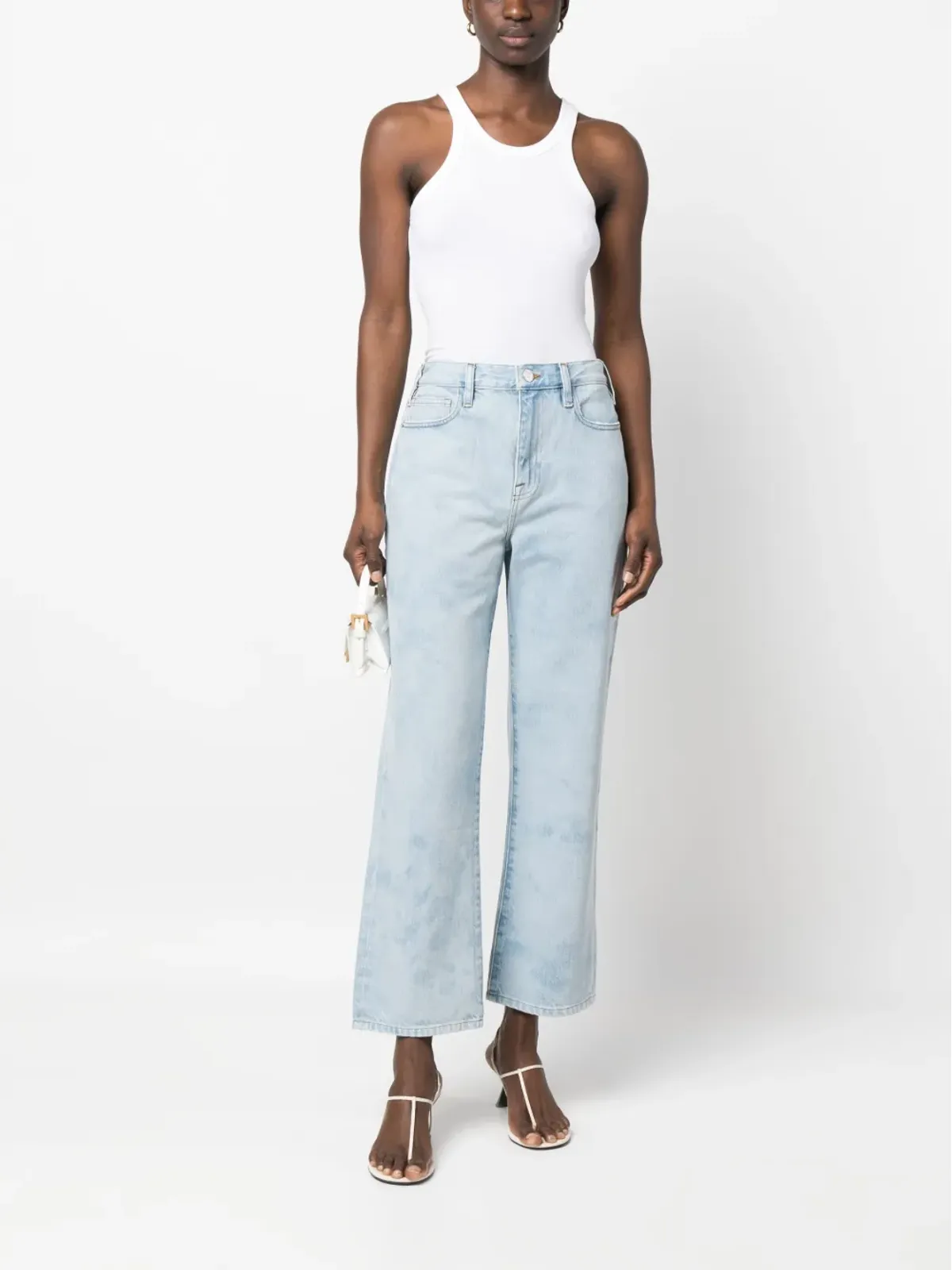 FRAME Le Jane cropped jeans - Blue - 画像2