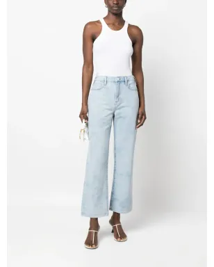 FRAME Le Jane cropped jeans - Blue - サムネイル2