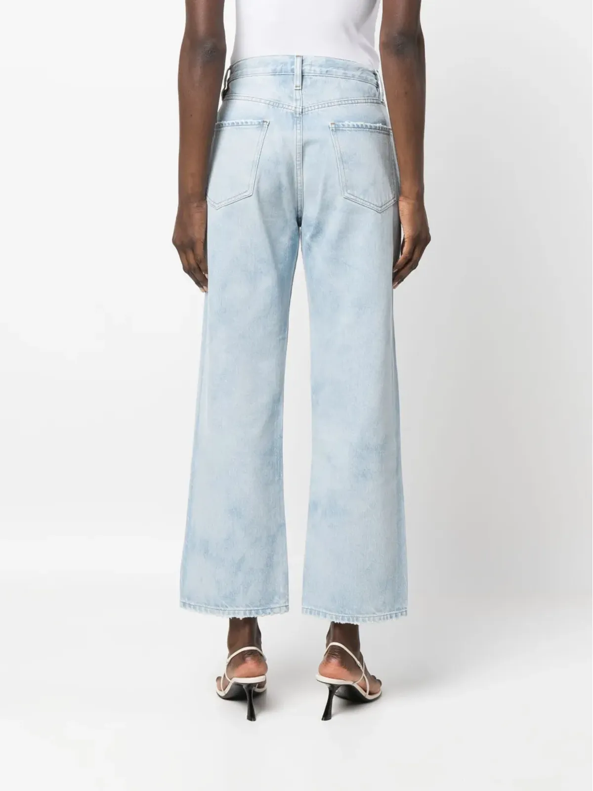 FRAME Le Jane cropped jeans - Blue - 画像4