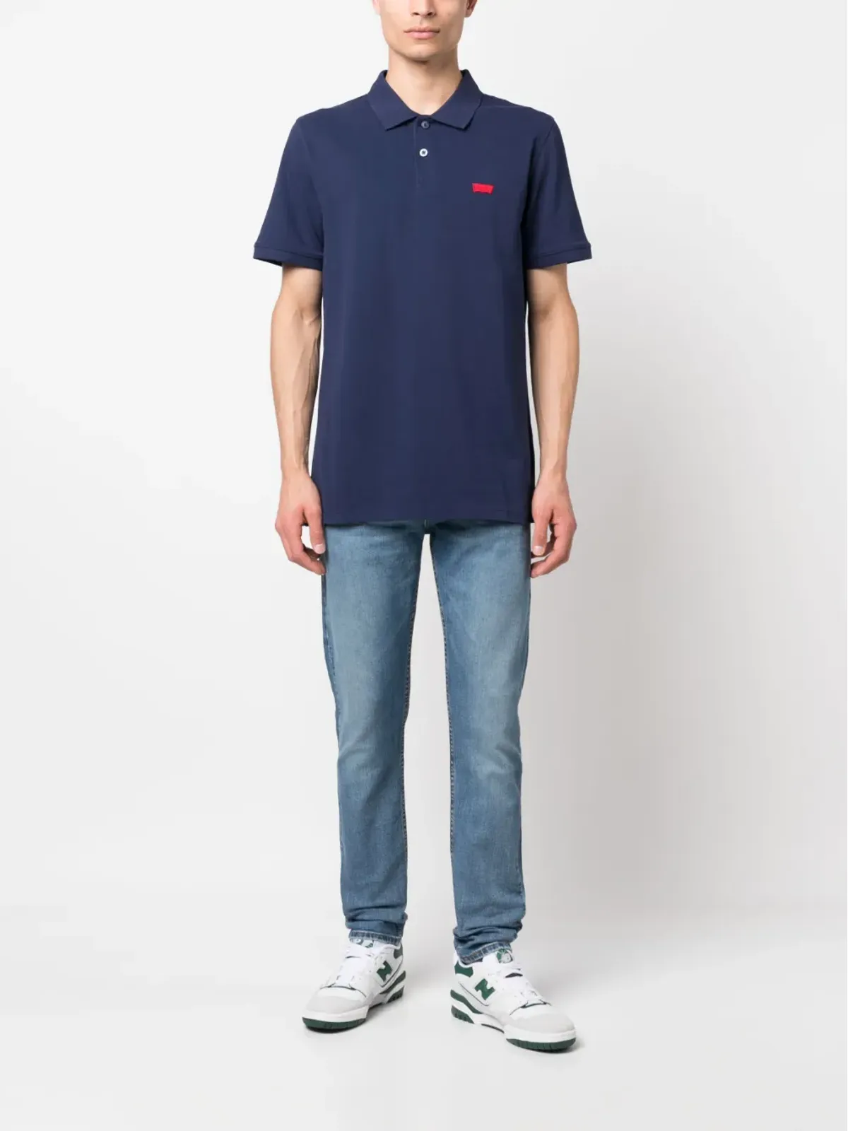 Levi's 刺繍ロゴ ポロシャツ - 画像2