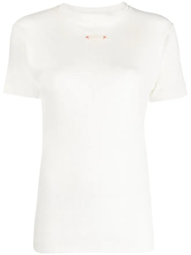 Maison Margiela Maison Margiela ロゴパッチ コットンTシャツの商品画像