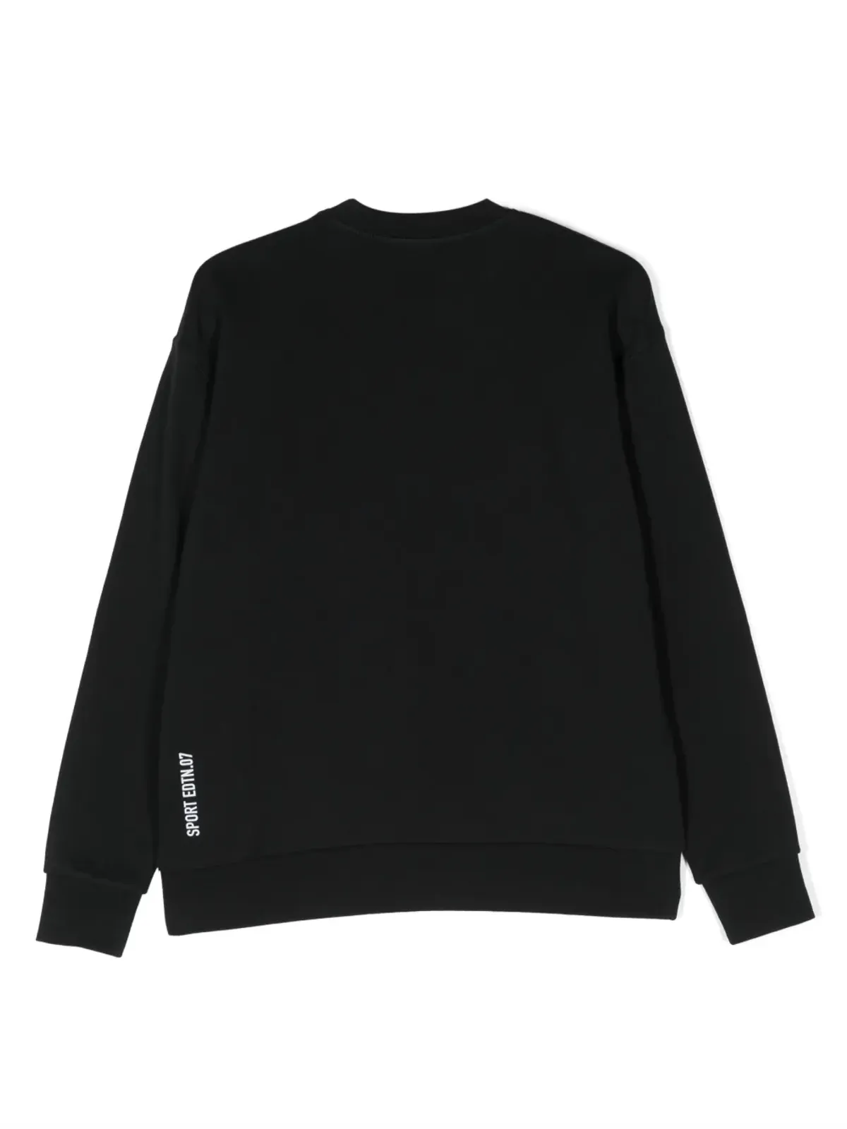 DSQUARED2 KIDS デボスド-ロゴ コットン スウェットシャツ - 画像2