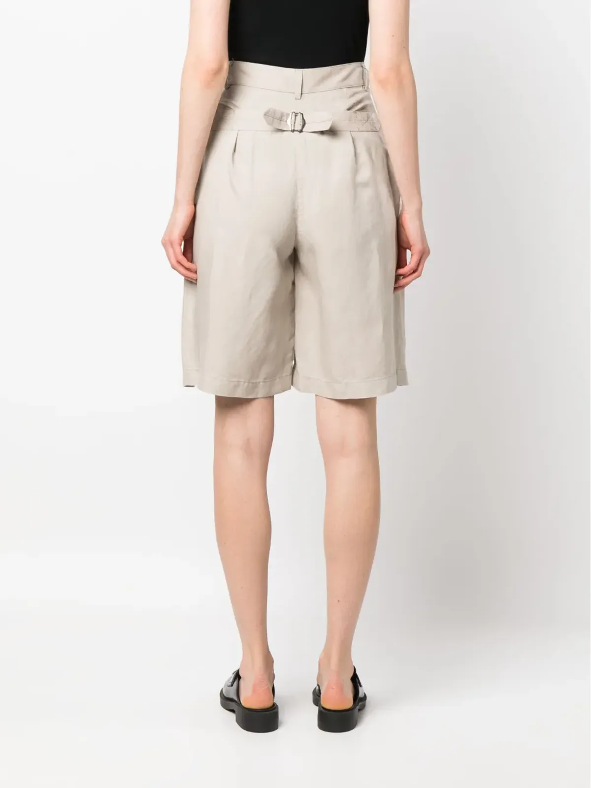 Emporio Armani プリーツディテール テーラードショーツ - 画像4