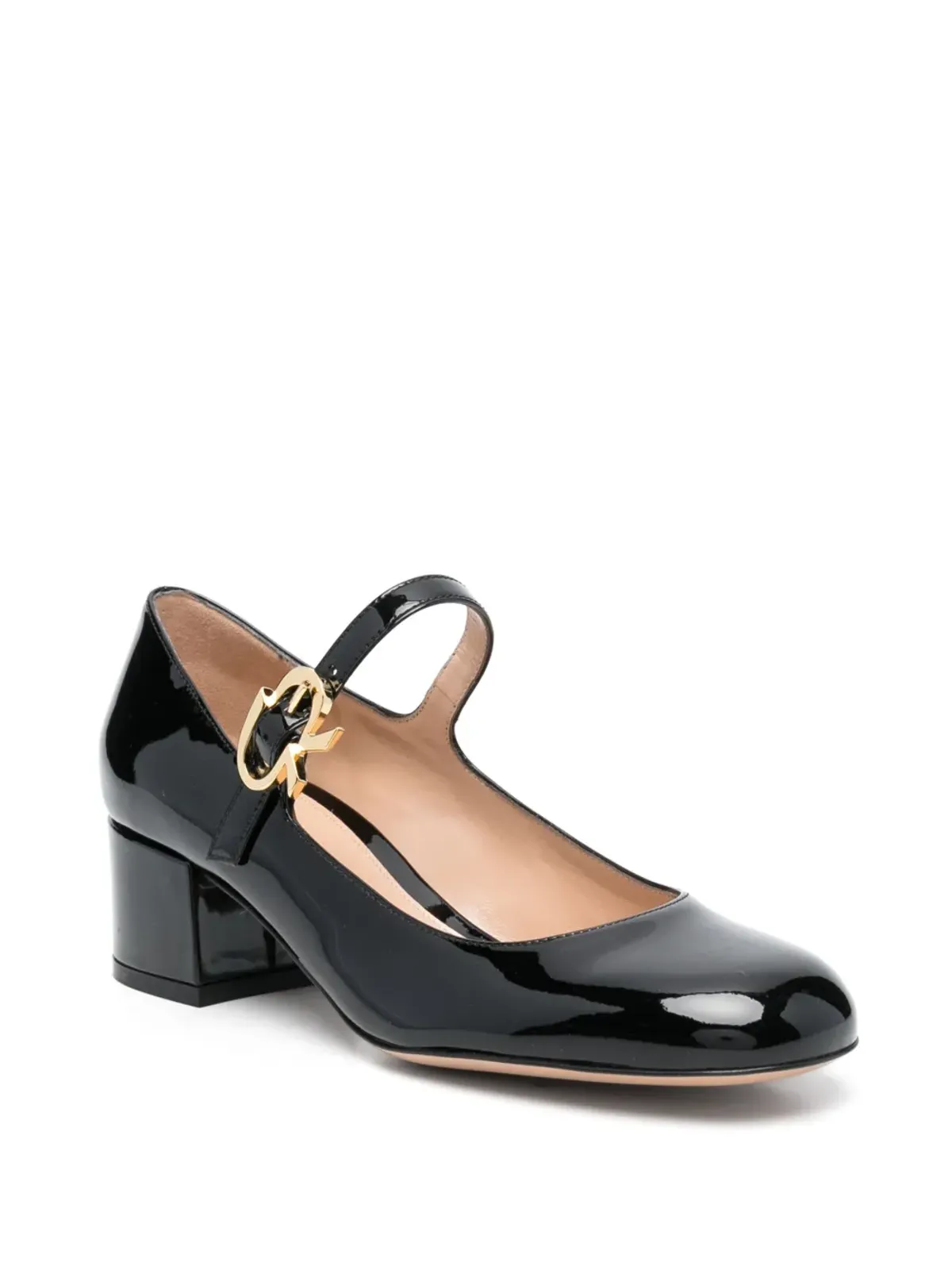 Gianvito Rossi Mary Ribbonパンプス - ブラック - 画像2