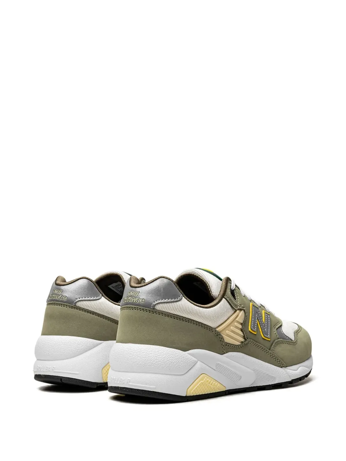 New Balance 580 オリーブ色スニーカー - 画像3