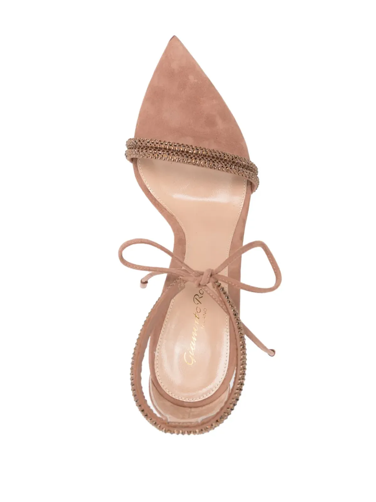 Gianvito Rossi モンテカルロ 105mm スエード サンダル - Neutrals - 画像4