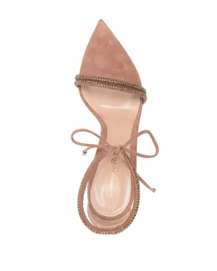 Gianvito Rossi モンテカルロ 105mm スエード サンダル - Neutrals - サムネイル4