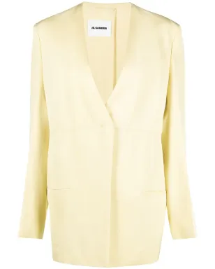 Jil Sander スプリットバックブレザー - グリーン - サムネイル1