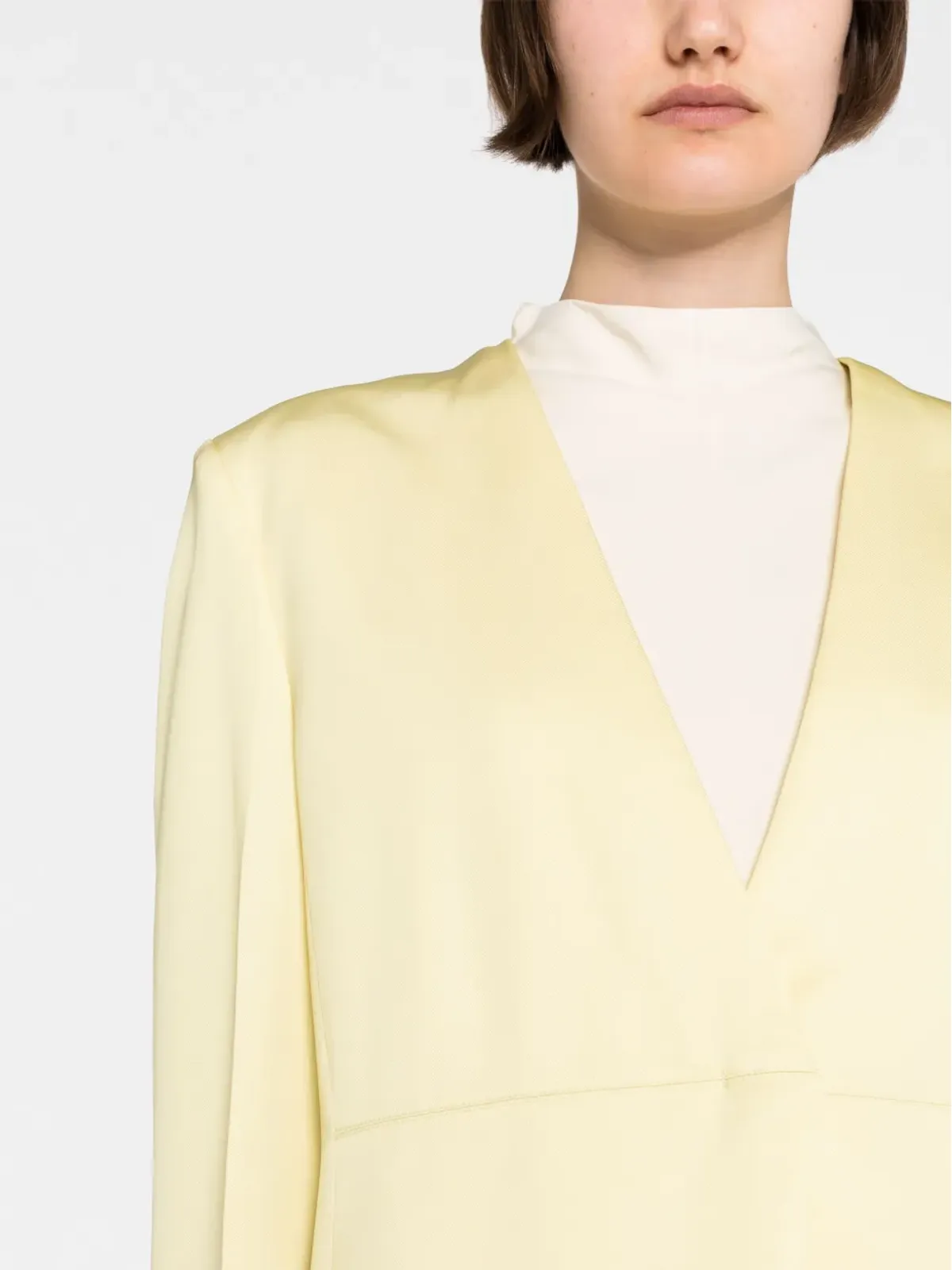 Jil Sander スプリットバックブレザー - グリーン - 画像3