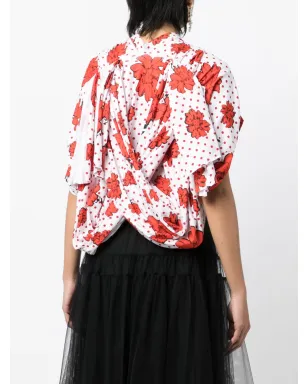 Comme des Garçons TAO x Shun Sudo プリント・フリルディテールシャツ - サムネイル4