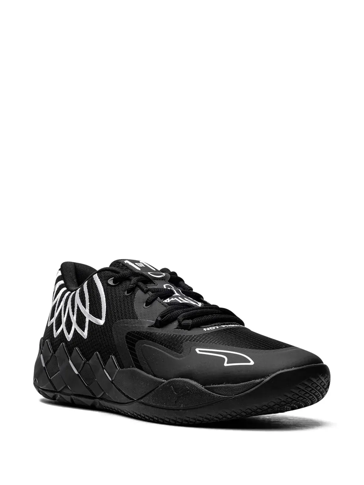 PUMA Lamelo Ball Mb.01 LO ブラック/ホワイト スニーカー - 画像2