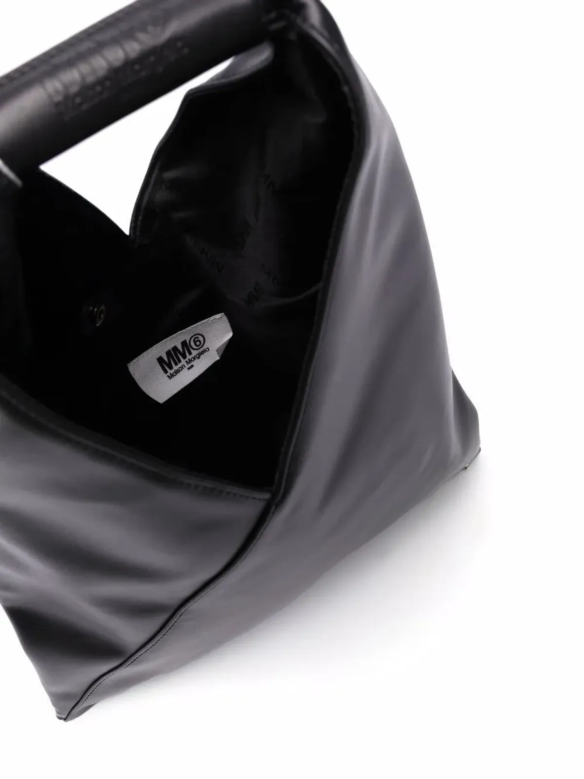 MM6 Maison Margiela クラシック日本風トートバッグ ブラック - 画像5
