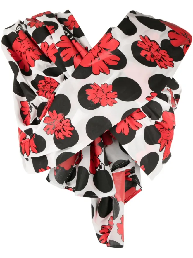 Comme des Garçons TAO Comme des Garçons TAO ボウディテール ギャザー ツイスト ブラウスの商品画像