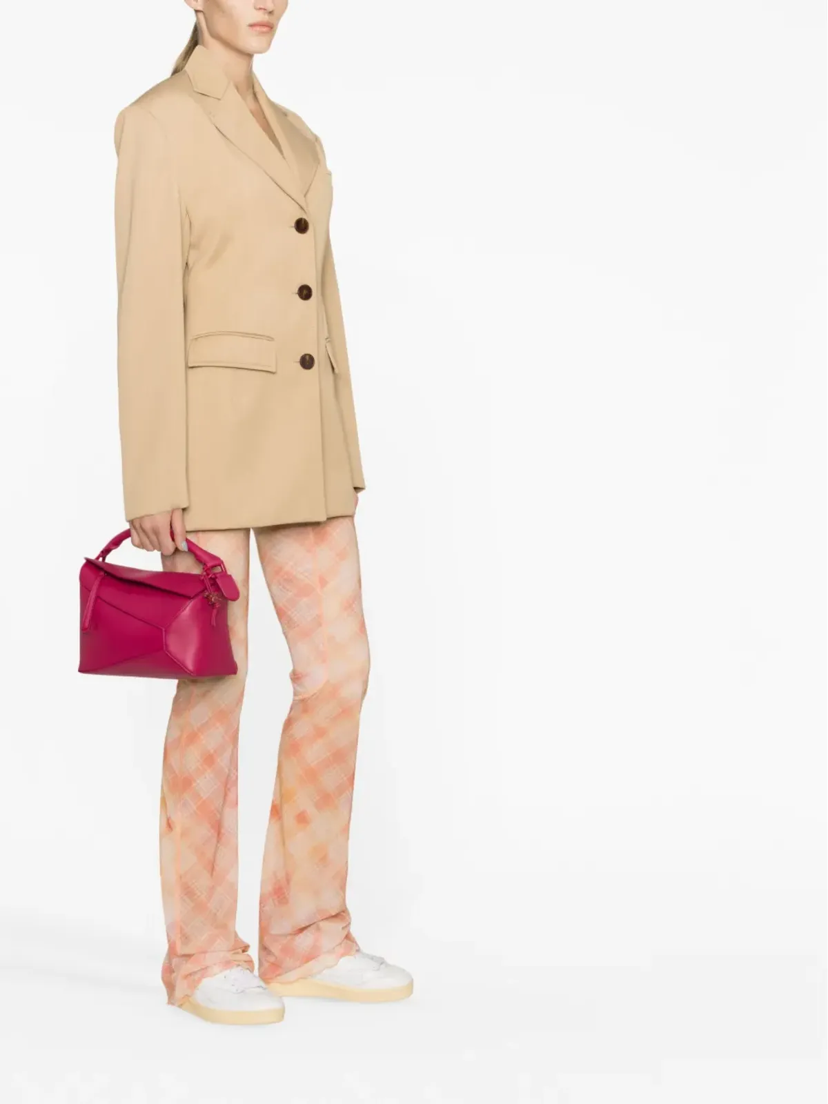 LOEWE パズルエッジ レザートートバッグ - 画像2