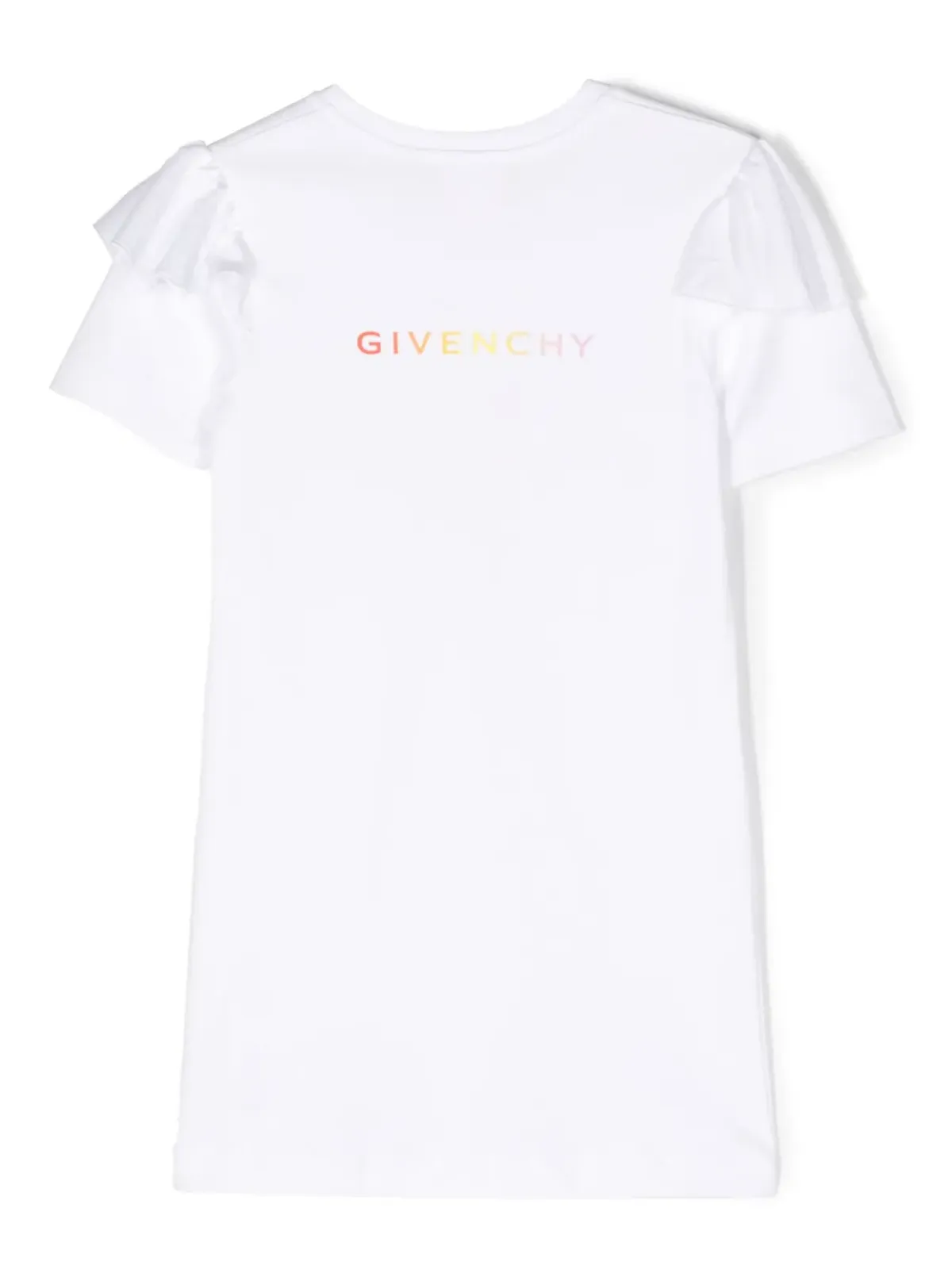 Givenchy Kids ロゴプリント コットン半袖Tシャツ - 画像2