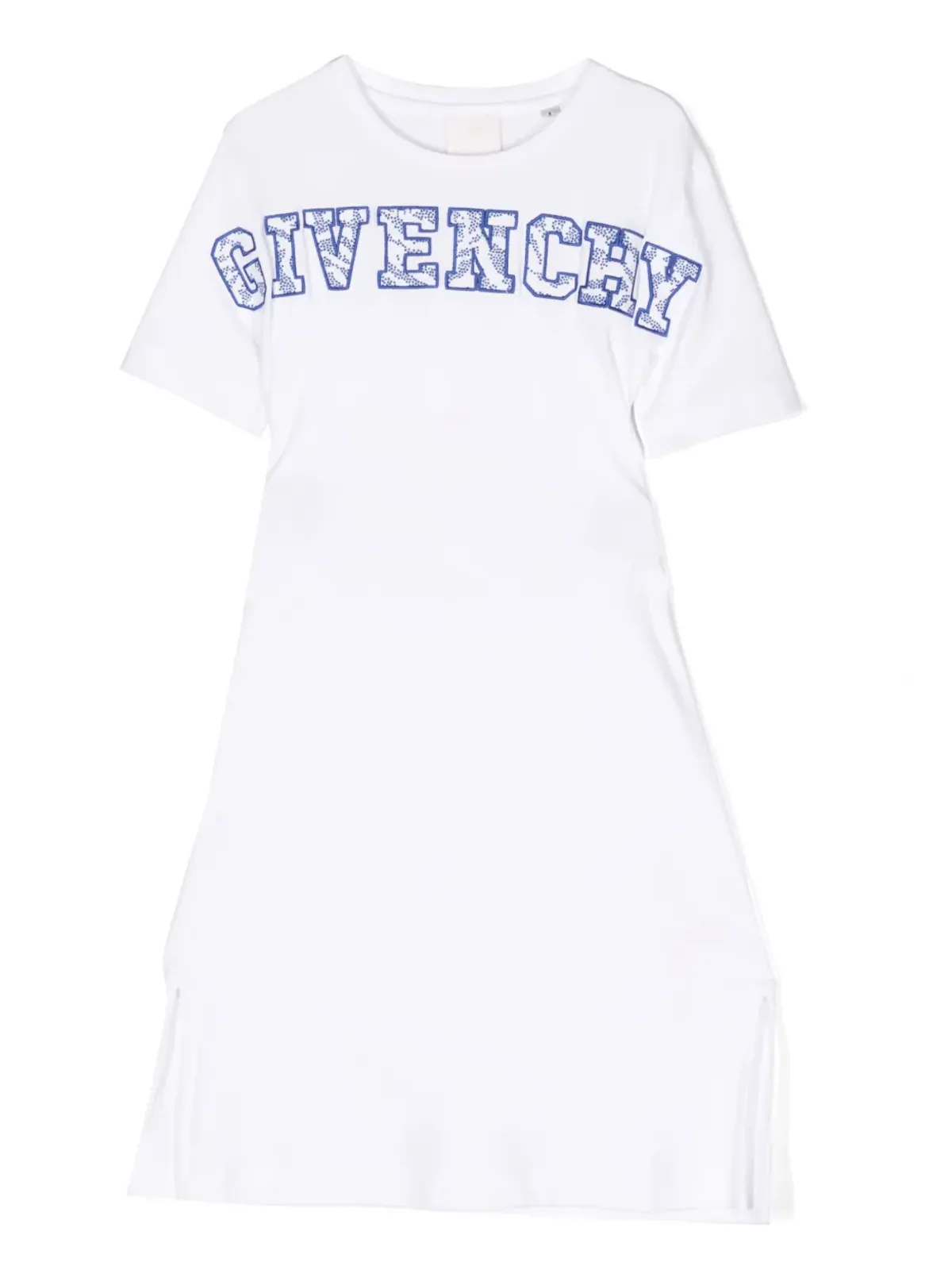 Givenchy Kids ロゴプリント半袖マキシドレス - 画像1