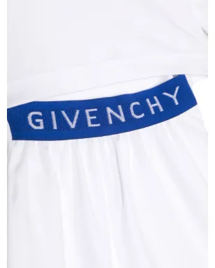 Givenchy Kids ロゴプリント半袖マキシドレス - サムネイル3