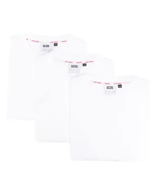 GCDS ロゴプリント Tシャツ 3枚セット - ホワイト - サムネイル1