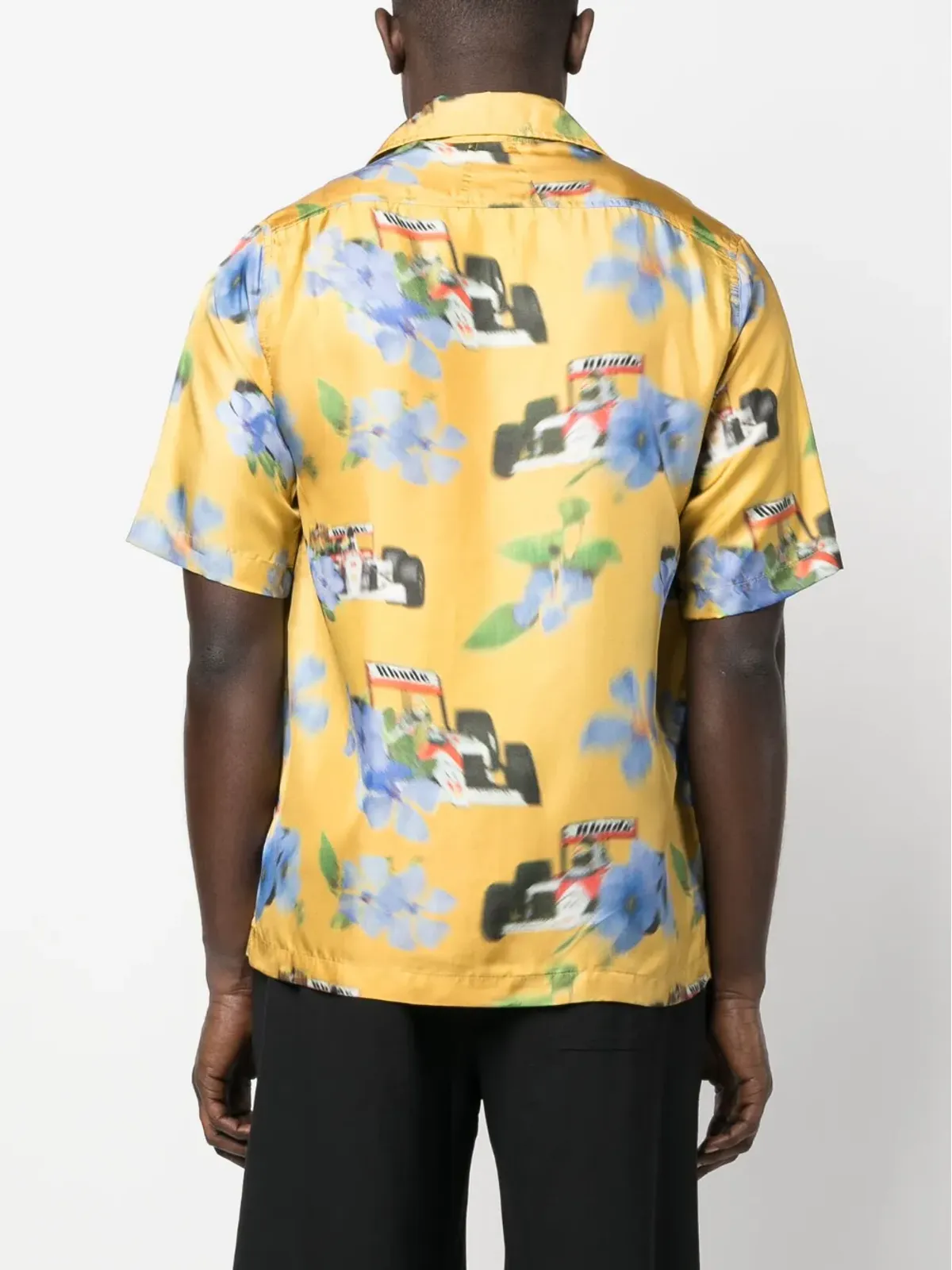 RHUDE 花柄プリント シルクシャツ - 画像4