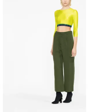 Versace Jeans Couture ロゴトリムディテールトップ - サムネイル2