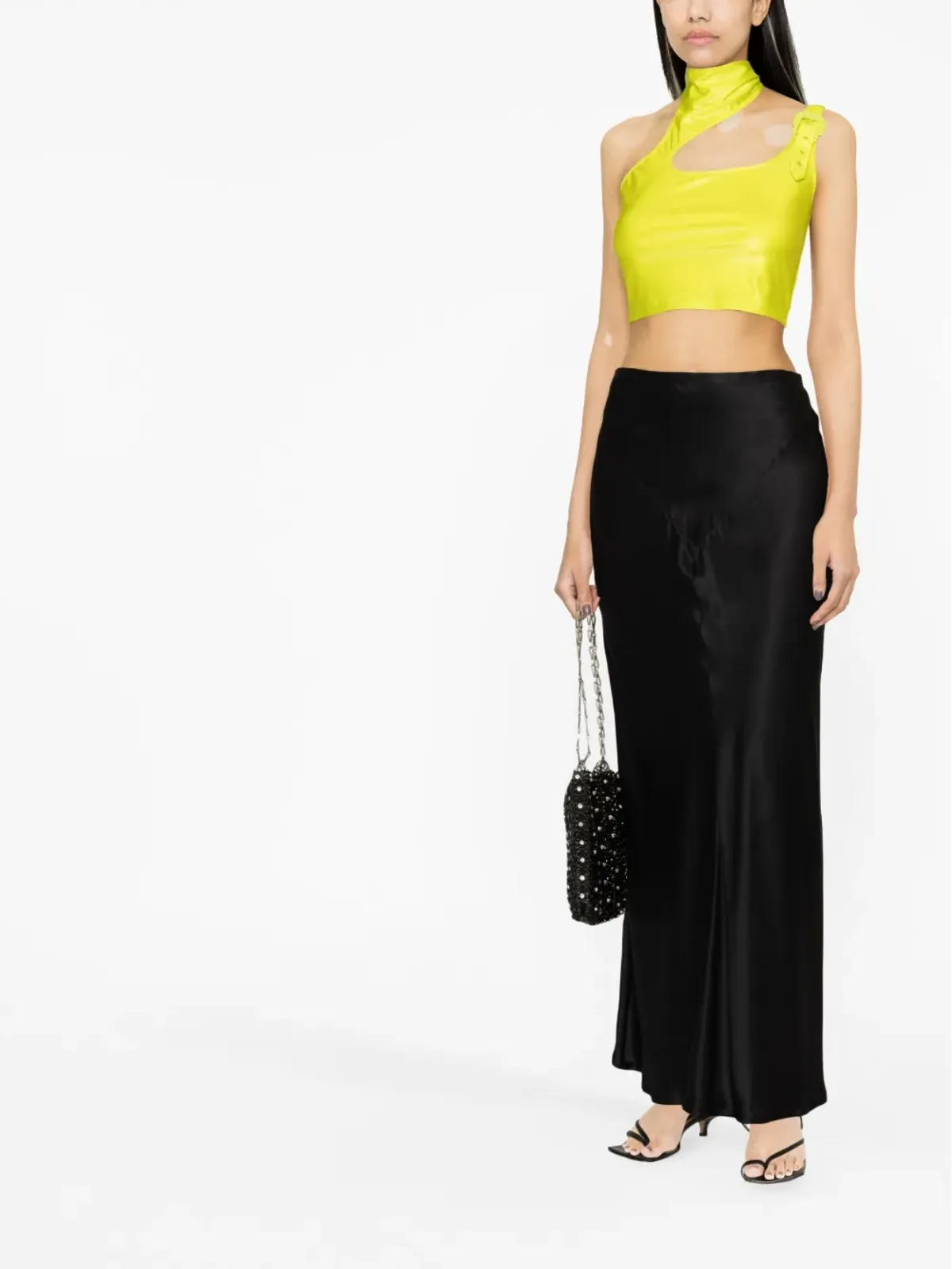 Versace Jeans Couture カットアウト・クロップトップ - イエロー - 画像2