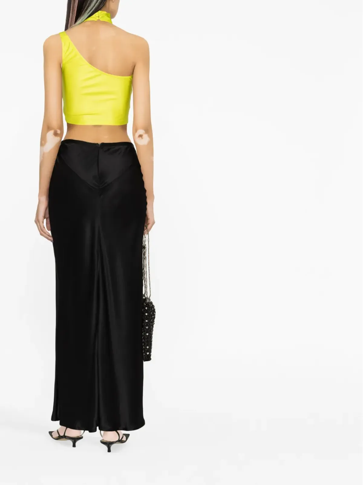 Versace Jeans Couture カットアウト・クロップトップ - イエロー - 画像3